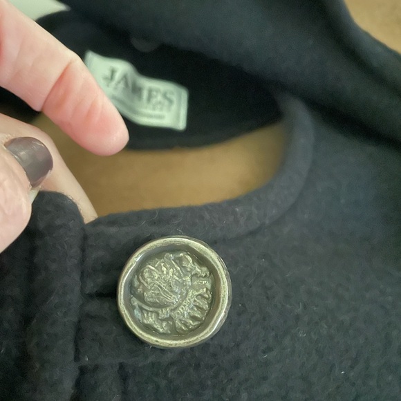 James Peter James Wool and Cashmere Cape OS Great Britain coat cape cloak - Picture 6 of 8